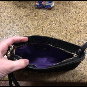 Kate Spade Black Wristlet